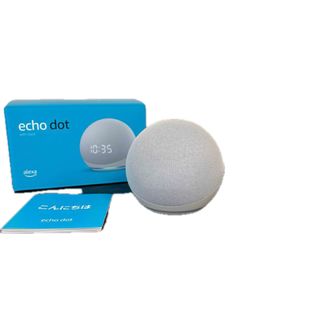 Amazon - エコードット 第4世代 スピーカー with Alexa グレーシャー