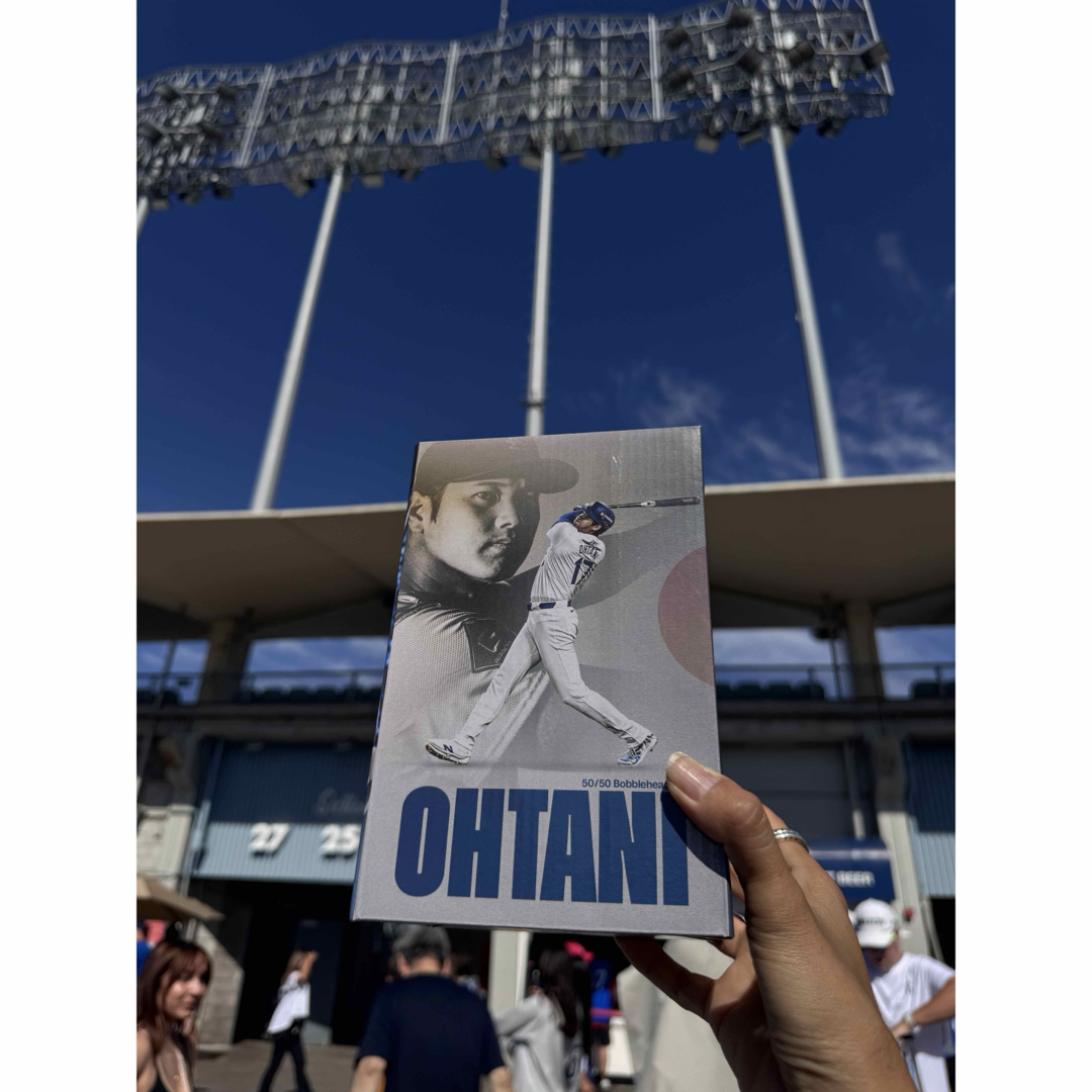 大谷翔平 ボブルヘッド 50/50 ホームラン 来場者限定 冊子付き