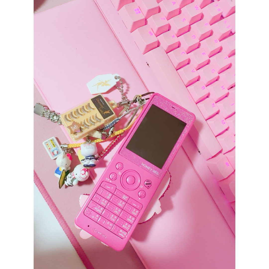 WILLCOM HoneyBee 平成レトロ/GAL仕様/ガラケー/