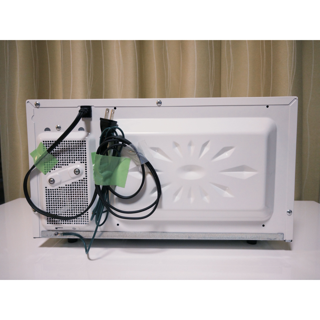 超美品】amadana 電子レンジ ARE-S19 ホワイト