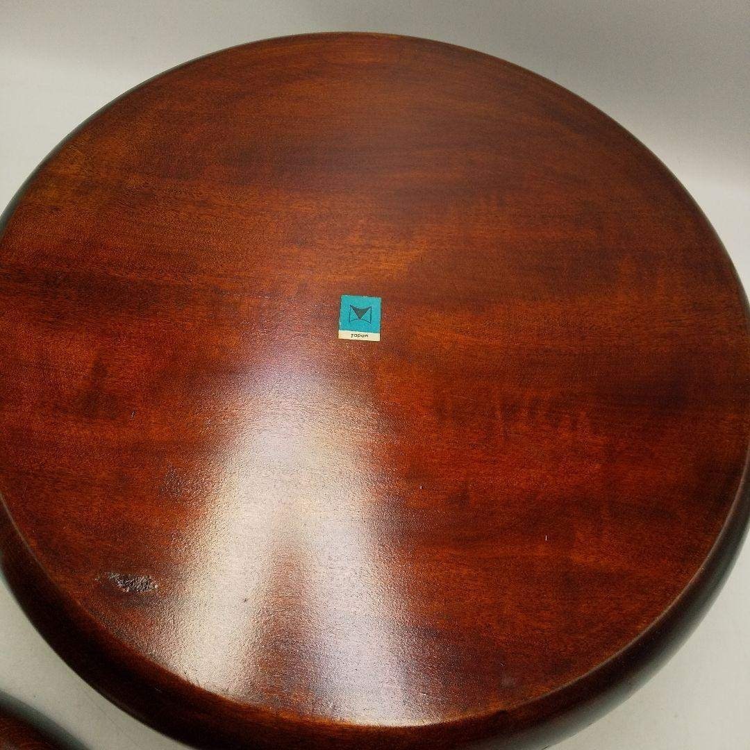 讃岐彫抜 茶びつ 茶櫃 木製 レトロ 茶道具 アンティーク ビンテージ