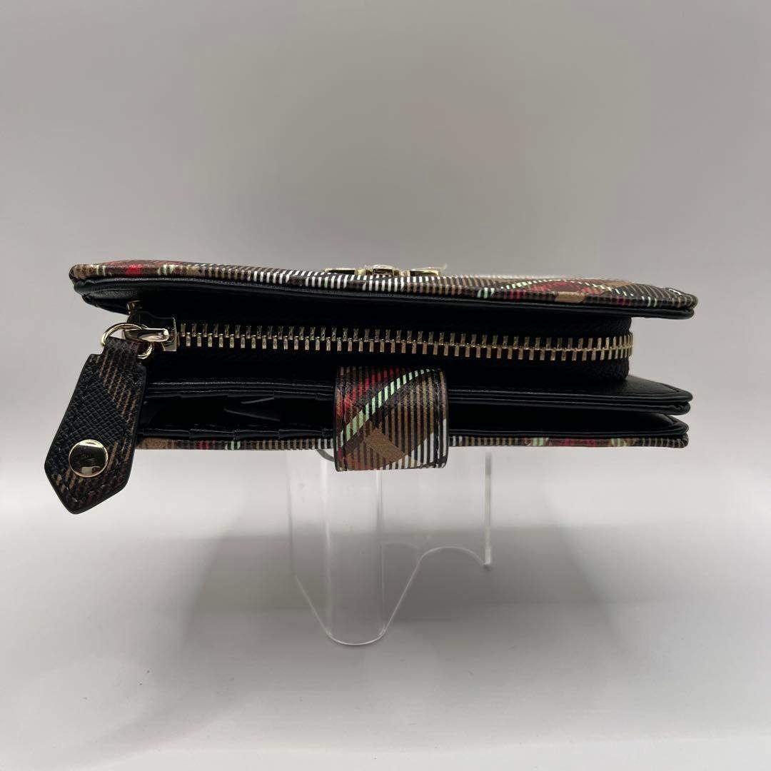 極美品 vivienne westwood 二つ折り財布 ダービー チェック 極美品