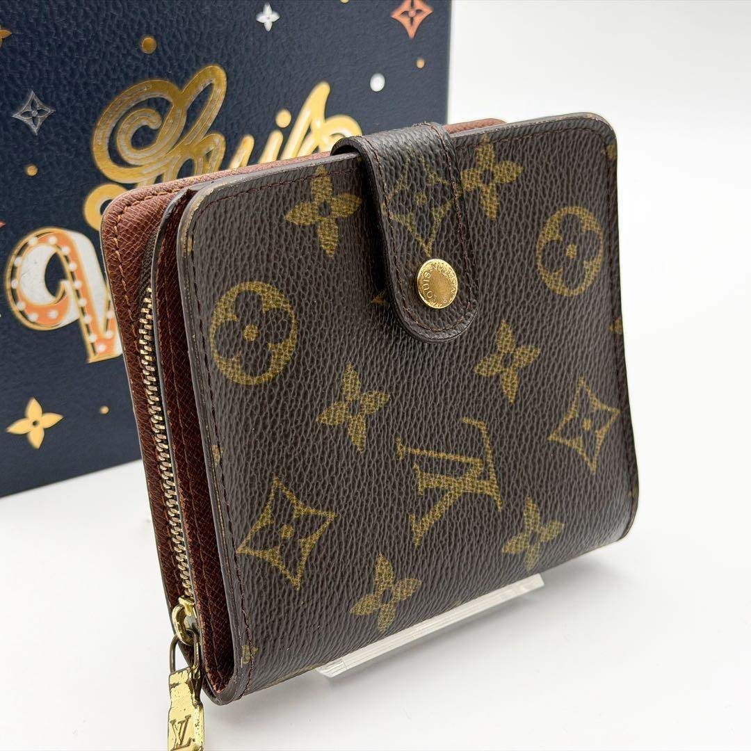 最高級品】ルイヴィトン モノグラム コンパクトジップ 折り財布 M61667