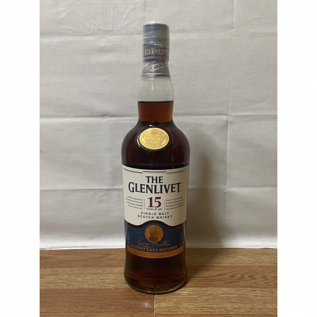 台湾限定 グレンリベット15年 シェリーカスク 700ml 40% 箱付きの通販