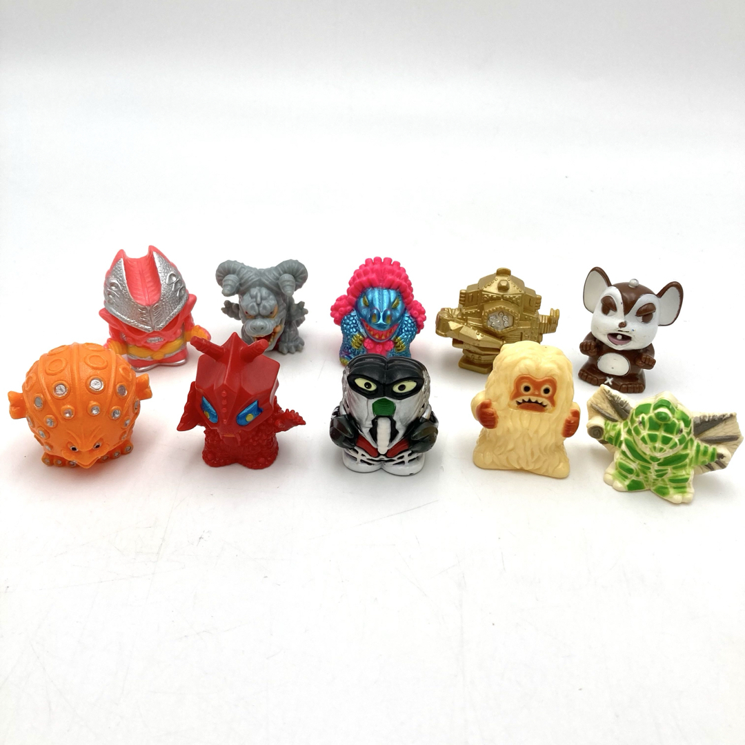 ウルトラマンシリーズ 他おまけ 指人形 ソフビ 62体 まとめ売りの通販