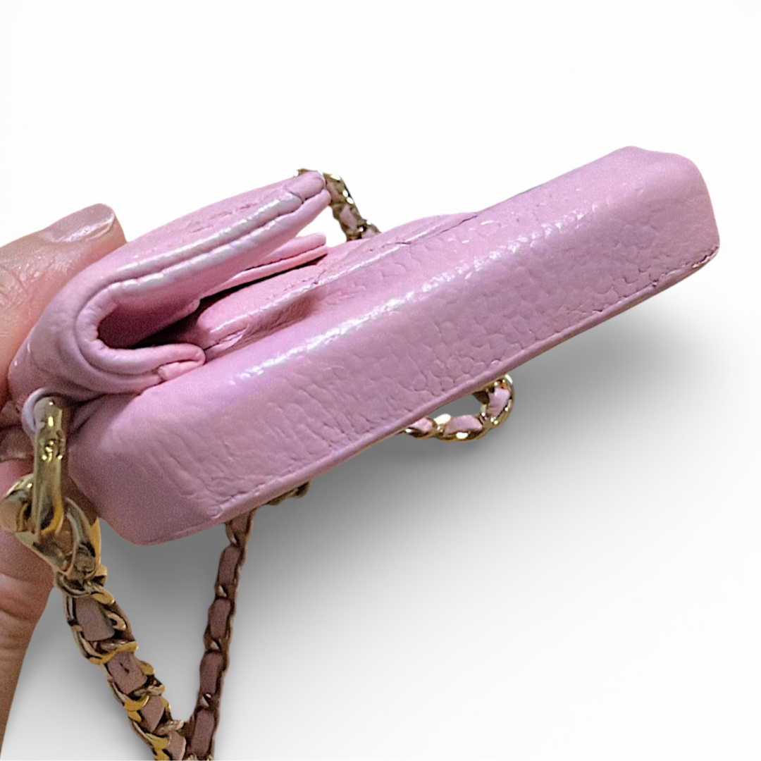 CHANEL - 【CHANEL】シャネルiPhone14proケース☆マトラッセ キャビア