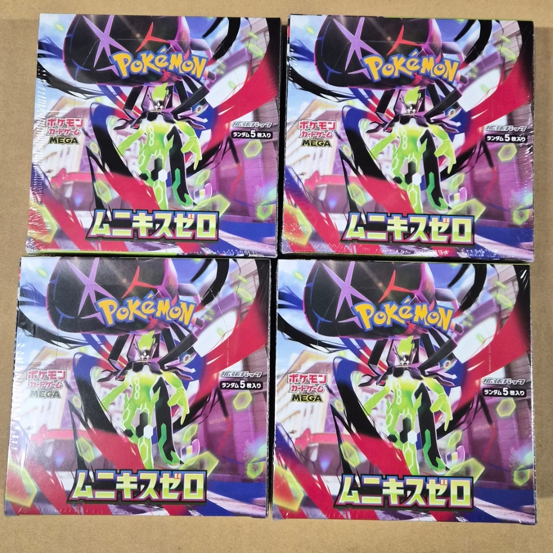 ポケモン - 送料無料 新品未開封シュリンク付き ムニキスゼロ 4boxの