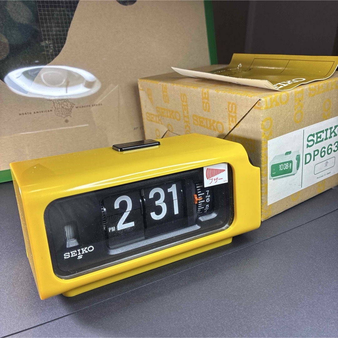 SEIKO - 「未使用保管品】SEIKO パタパタ時計 デジタルクロックの通販