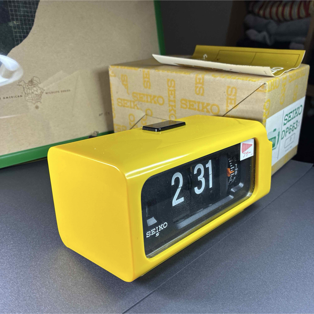 SEIKO - 「未使用保管品】SEIKO パタパタ時計 デジタルクロックの通販