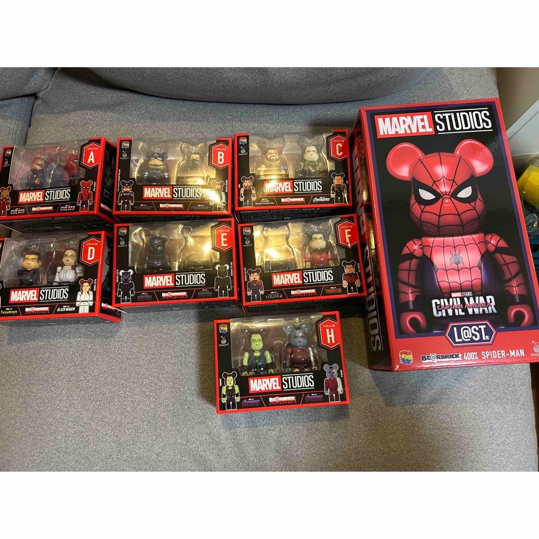 BE@RBRICK - marvel ベアブリック セミコンプリートセットの通販 by