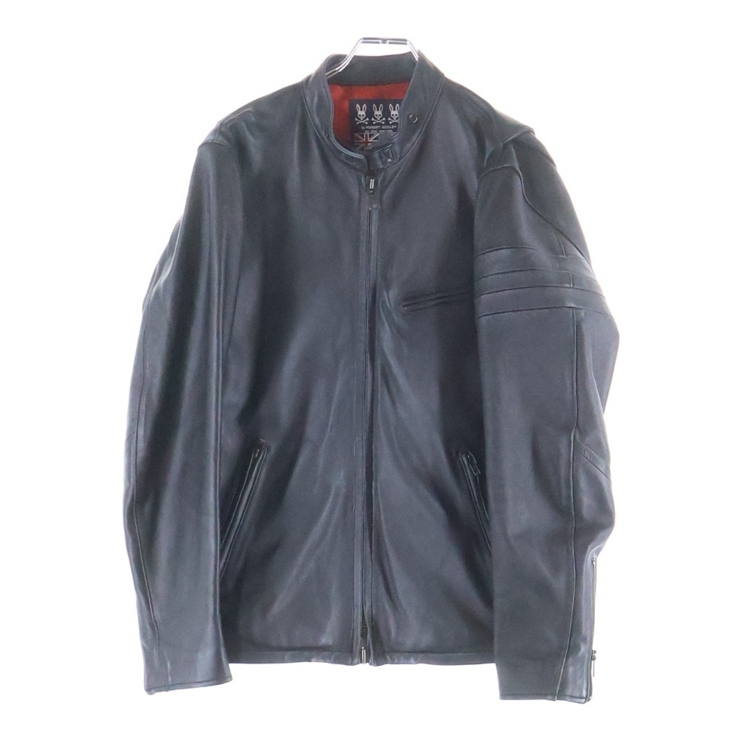 Psycho Bunny サイコバニー シングルライダース エンボスロゴレザー