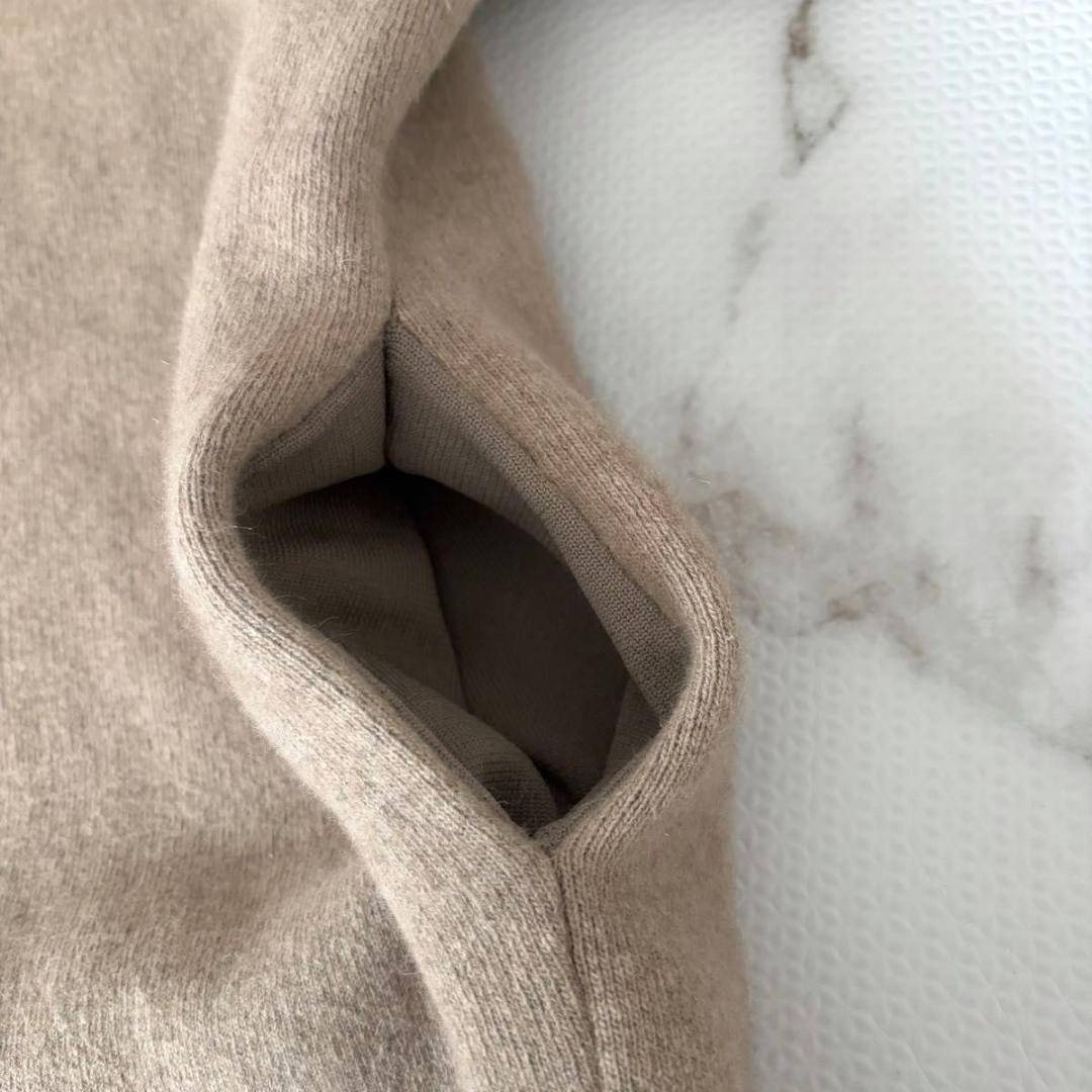 BEARDSLEY - BEARDSLEY ニットコート ベージュ ビアズリー 洗える ノー