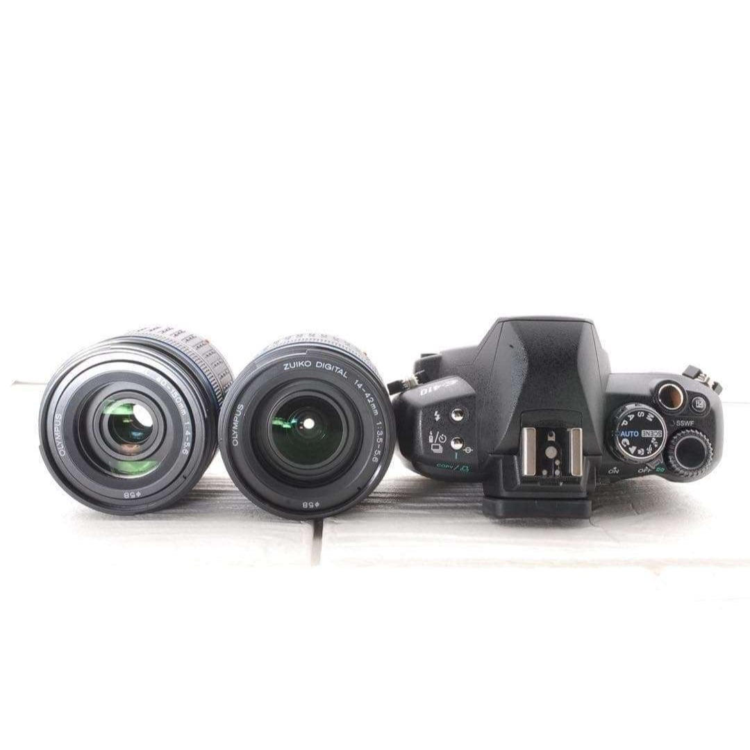 OLYMPUS - ショット数896回✨ OLYMPUS E-410 ダブルズームセット 趣味