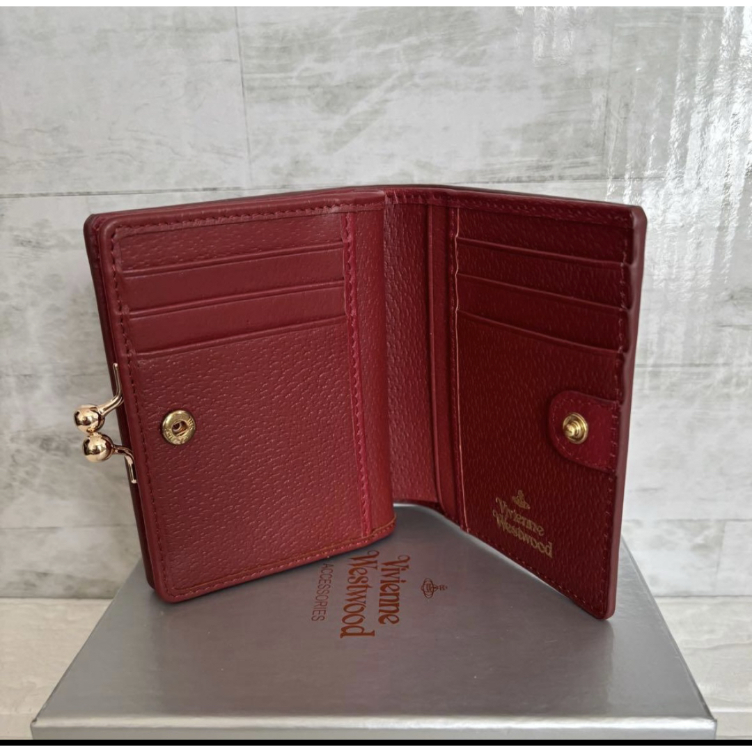 Vivienne Westwood - Vivienne Westwood がま口 二つ折り財布 オーブ