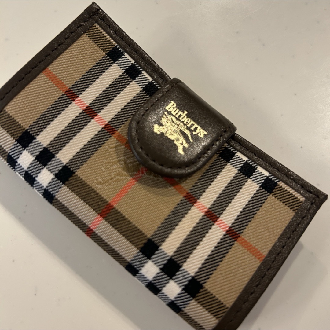 BURBERRY - ✨極美品✨バーバリー ノバチェック キーケース キャンバス