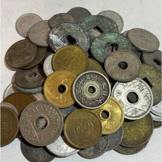 日本古銭まとめ売り 雑銭 150g以上の通販 by pine&cone｜ラクマ