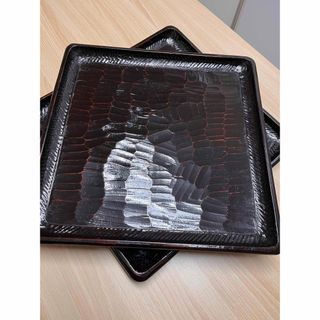 会津 漆塗 茶托5枚セット （市橋漆工芸）の通販 by りんご｜ラクマ