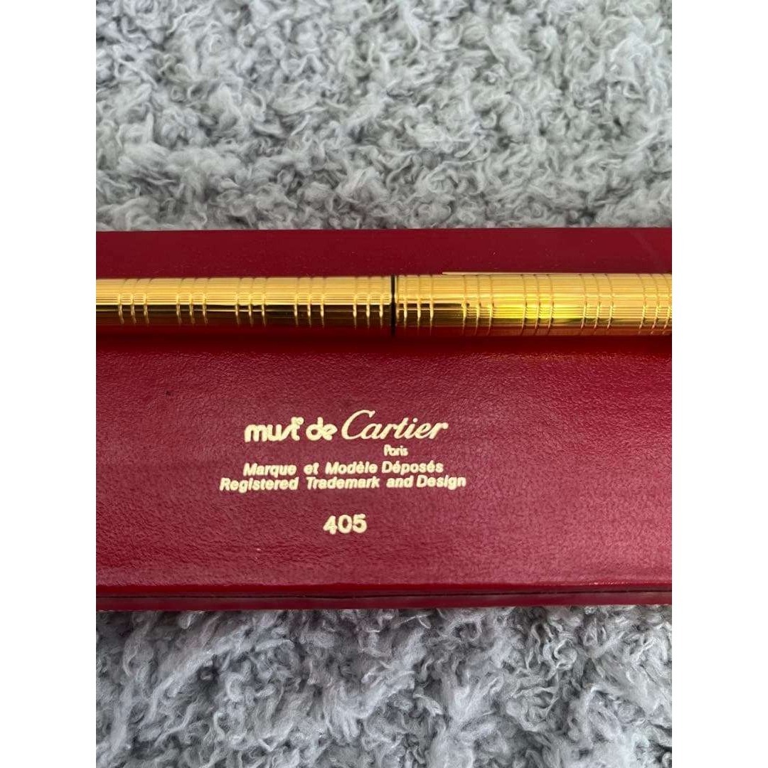 Cartier - Cartier カルティエ トリニティ 万年筆 ゴールド ペン先18K