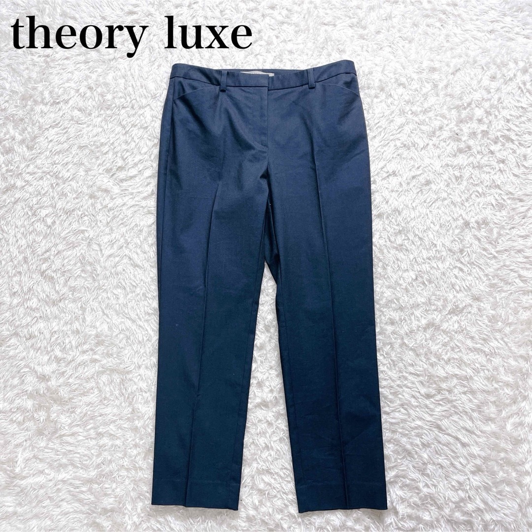 Theory luxe - 美品✨ theory luxe ORFIN READILY ネイビー パンツの