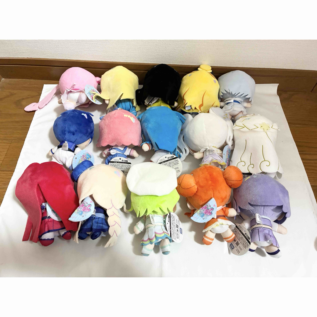 モーリー限定 ひみつのアイプリ ぬいぐるみマスコット 15点 コンプ