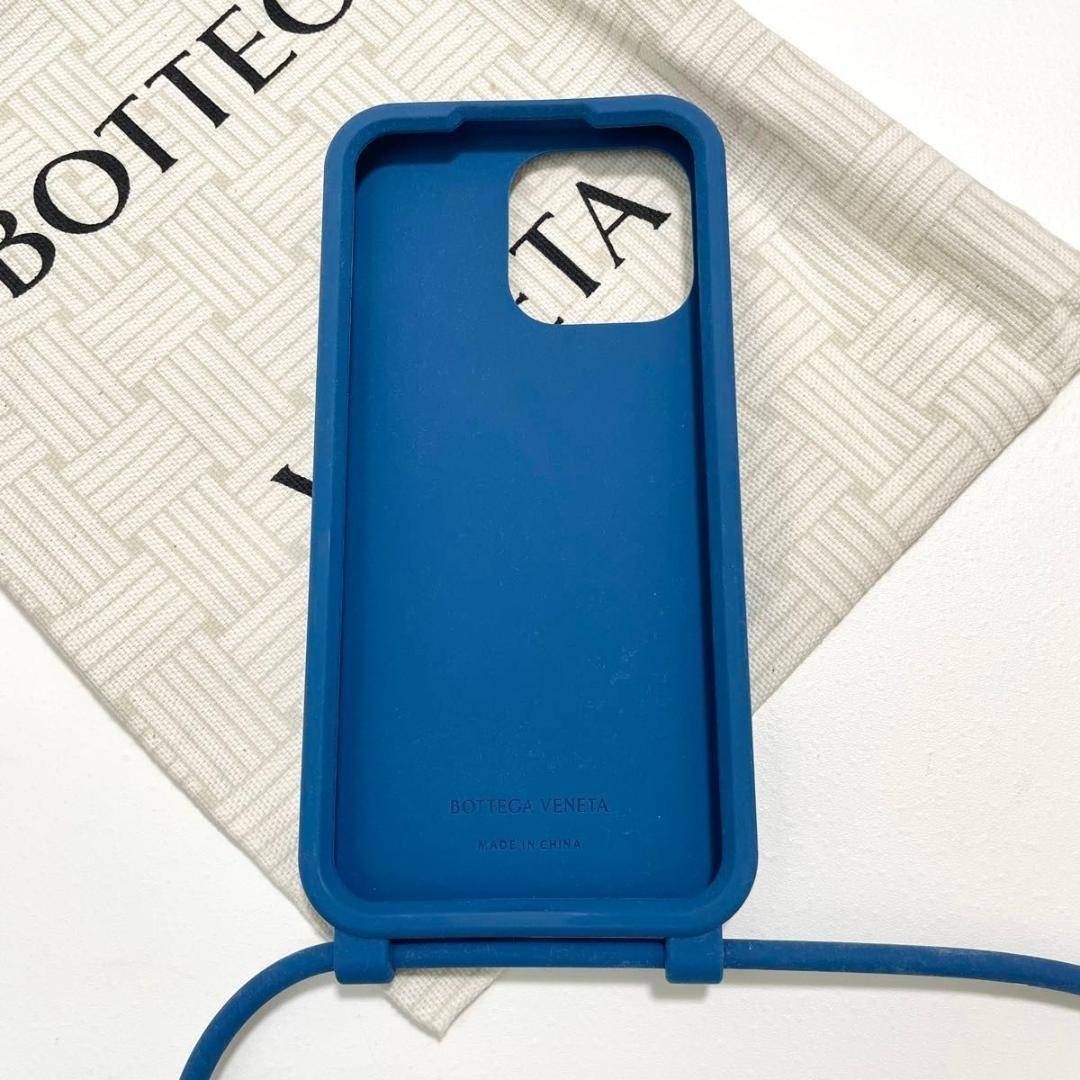 BOTTEGA VENETA - ボッテガヴェネタ iPhone14 Pro Max スマホケース 青