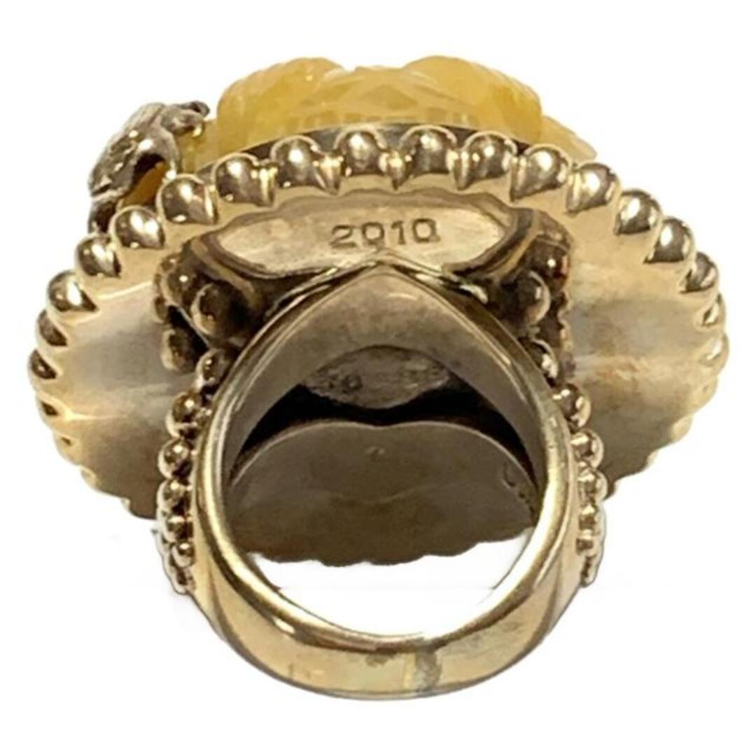 STEPHEN DWECK(スティーブンデュエック) リング - ゴールド×オレンジ