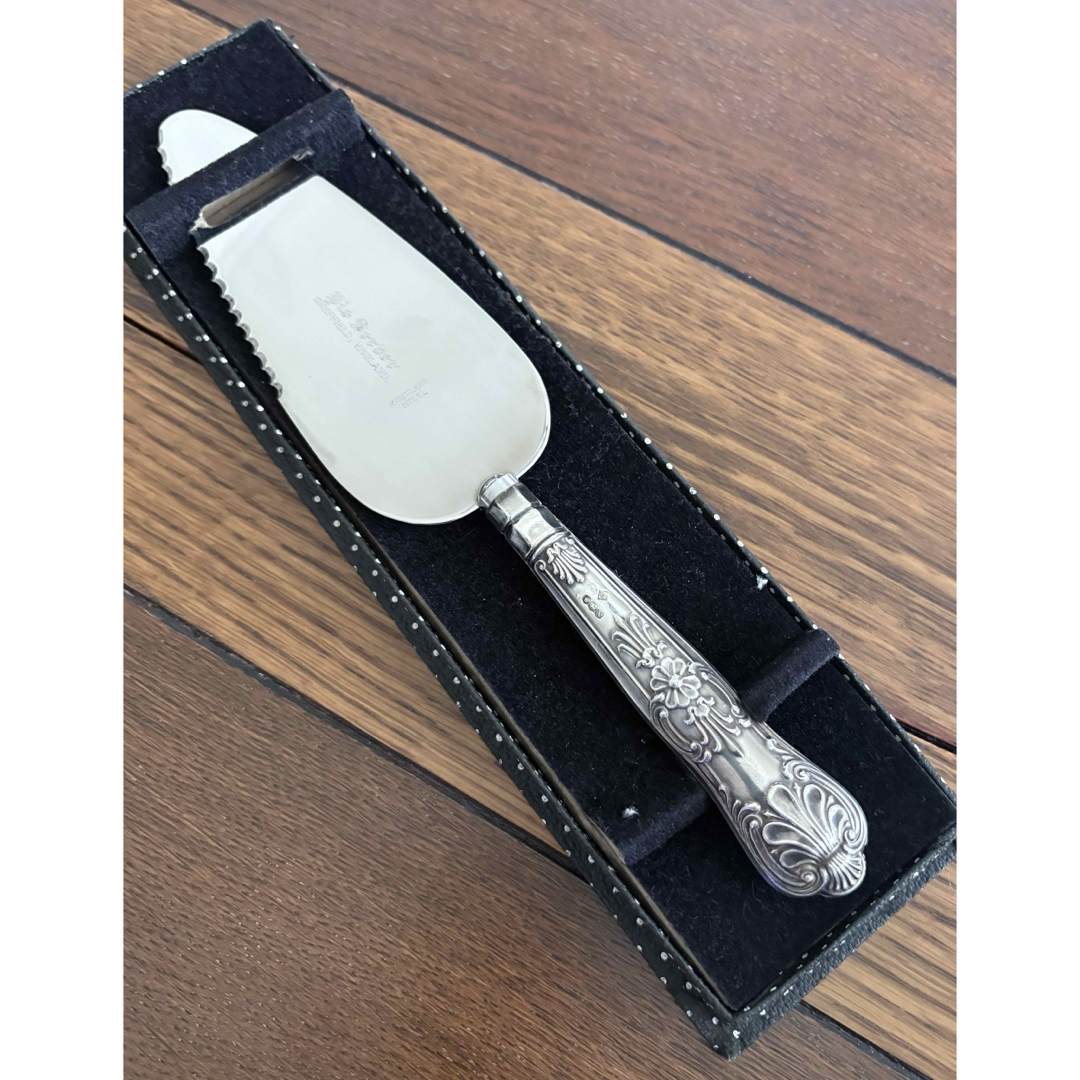 英国ヴィンテージ 純銀製キングスパターンケーキサーバーの通販 by