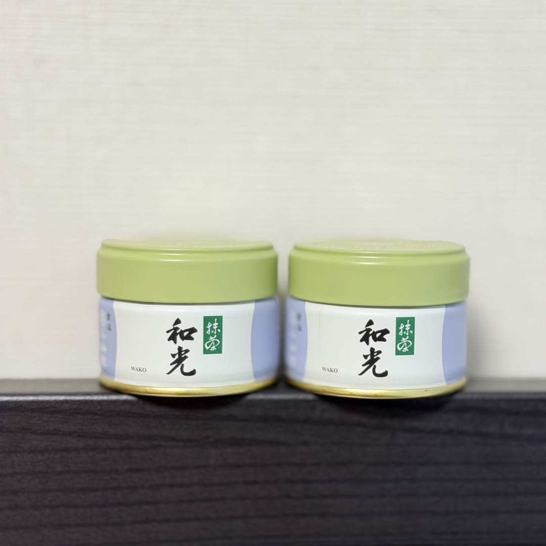正規品】丸久小山園 抹茶 和光20gx2缶の通販 by mimi｜ラクマ