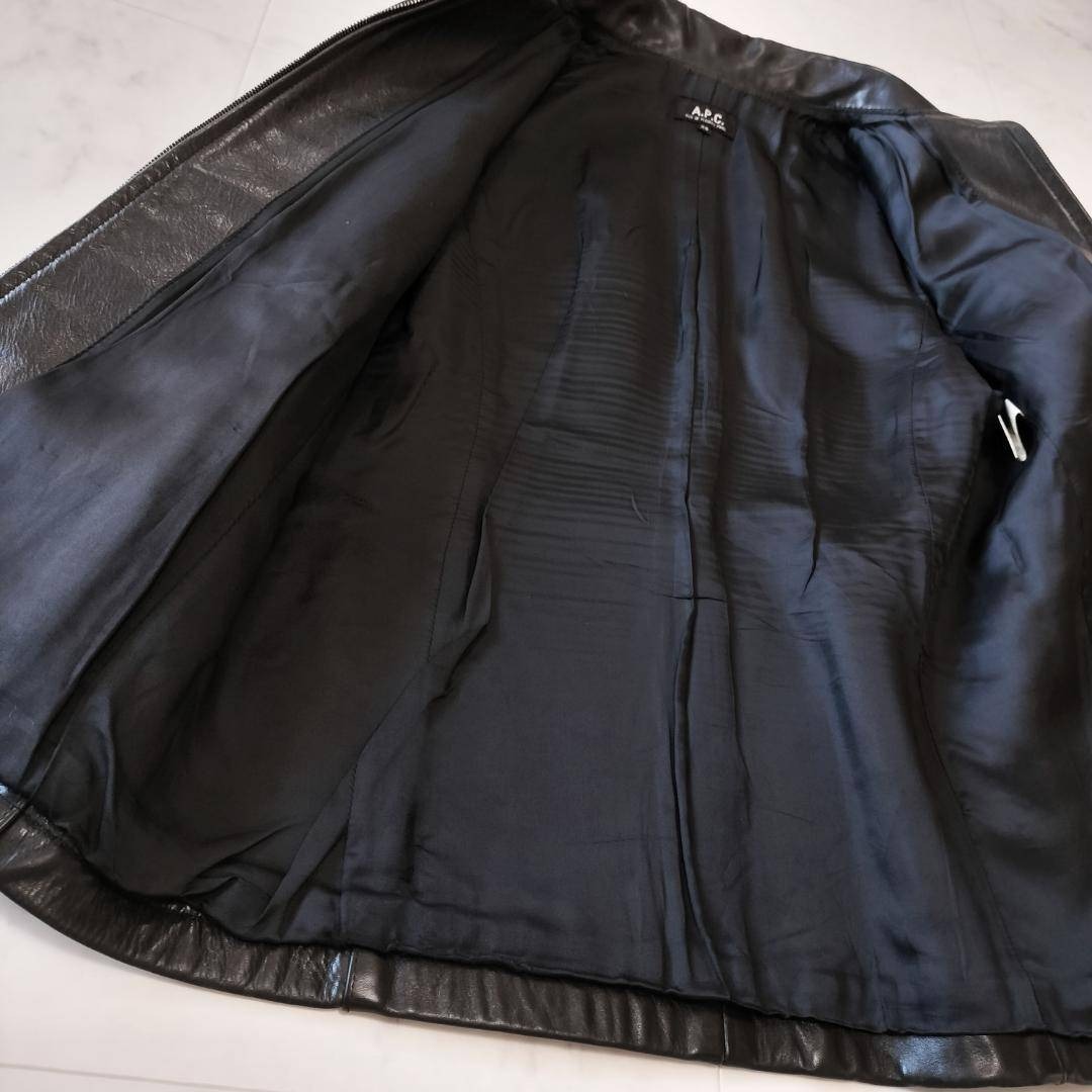 A.P.C - 希少old A.P.C. 馬革 フランス製 レザージャケット XS