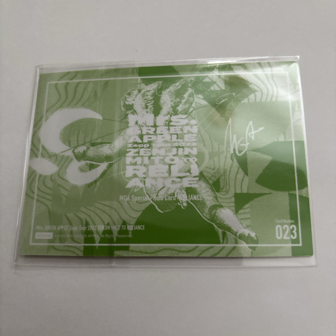 Mrs.Green Apple ゼンジンリライアンスフォトカード1枚 集合023の通販