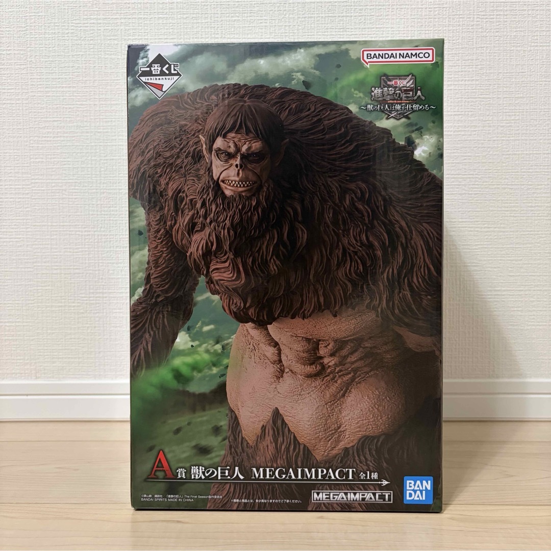 進撃の巨人 一番くじ A賞 獣の巨人 MEGAIMPACT フィギュアの通販 by