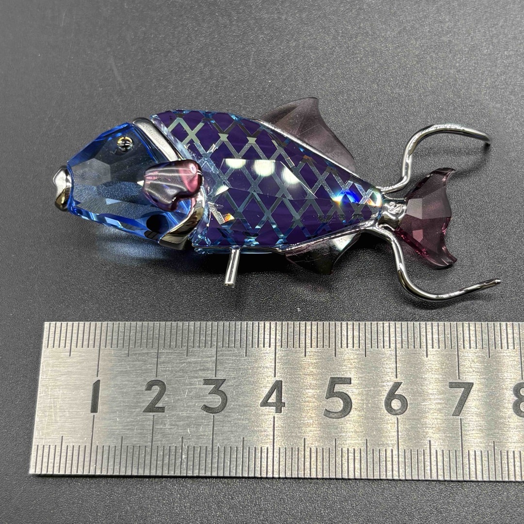 SWAROVSKI - 箱付き スワロフスキー 置物 オブジェ アクアマリン