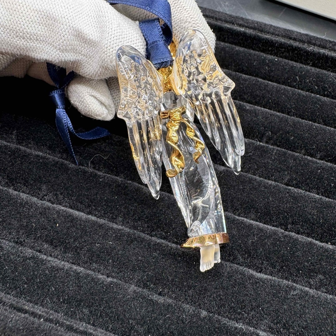 SWAROVSKI - 箱付き スワロフスキー クリスタル オーナメント 天使