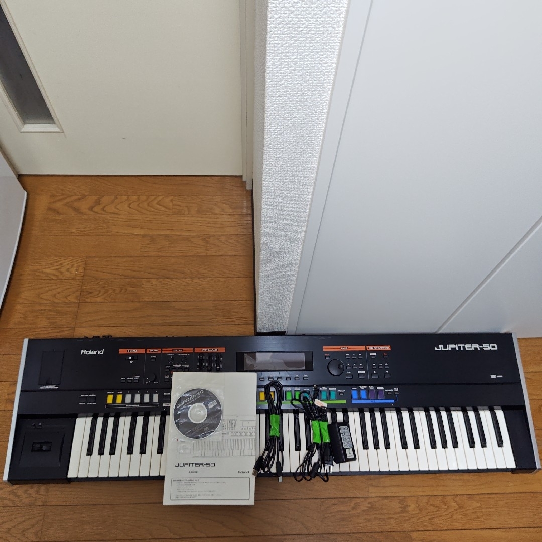 Roland - 【完動品】Roland JUPITER-50 シンセサイザー 付属品多数 76