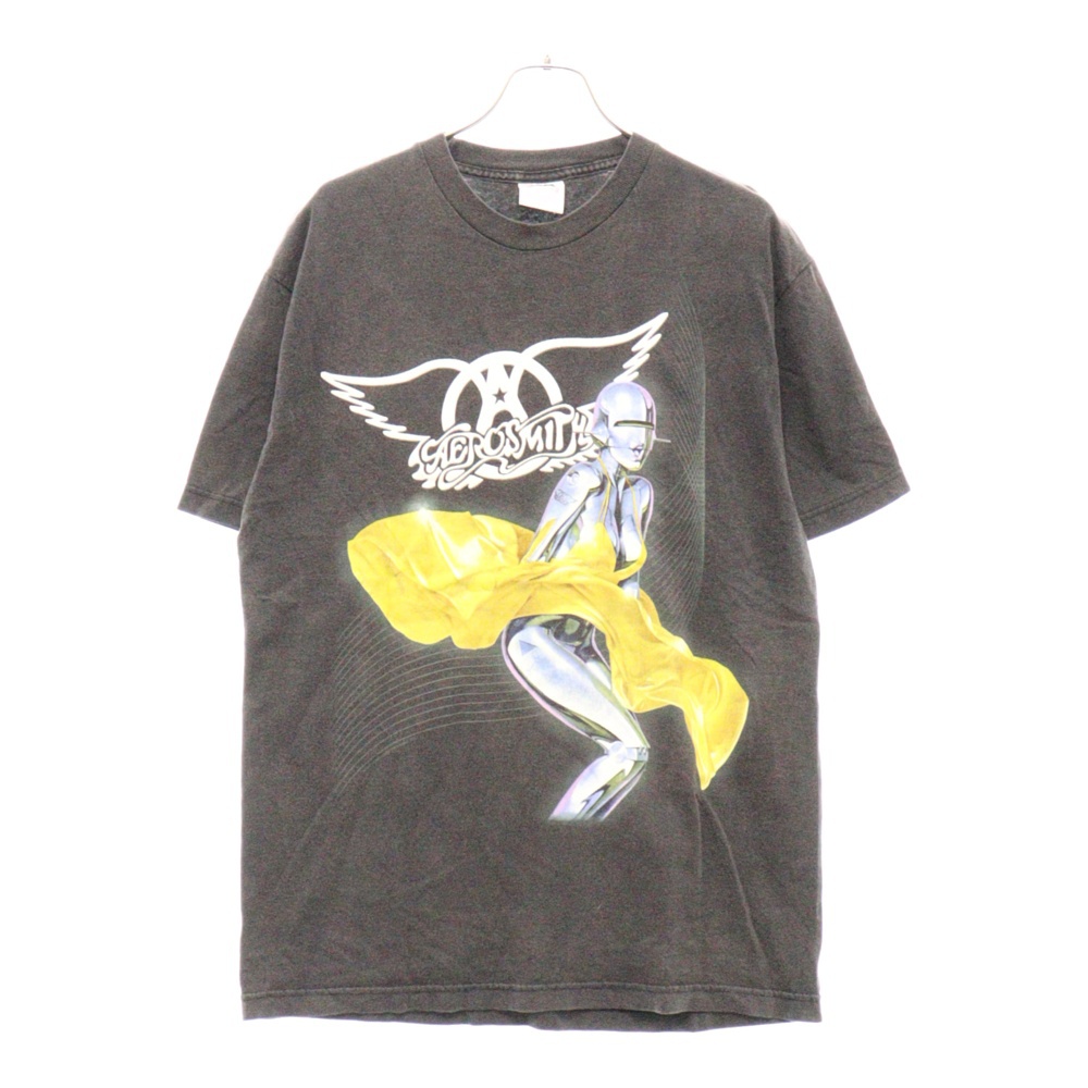 エアロスミス 公式 JUST PUSH PLAY Tシャツ L ◇ 空山基 エアロスミス