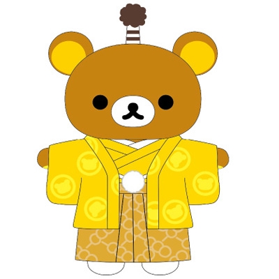 ぬいぐるみ(殿リラックマver.)/ リラックマ ごゆるり京都 : リラックマ