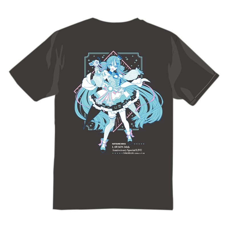 ローソン 初音ミク フルグラフィックTシャツ mサイズ ローミク 50th