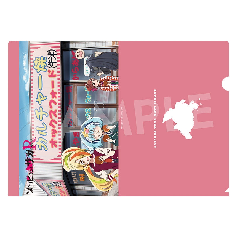 2019バスツアーコースター アイキャッチミニクリアファイル ゾンビ