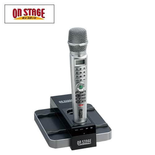 コニー】 ON STAGE ワイヤレスカラオケ PK-AX03WIS コニー】 ON STAGE