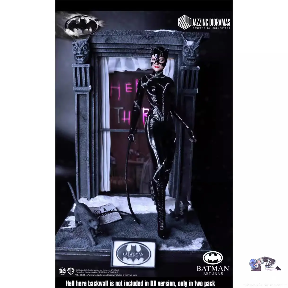 映画バットマン・リターンズ1992 Catwoman ディスプレイ用パネル 1992