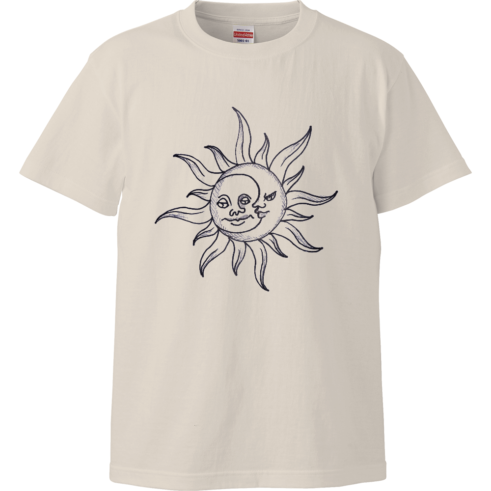 月と太陽TシャツハイクオリティーTシャツの商品購入ページ