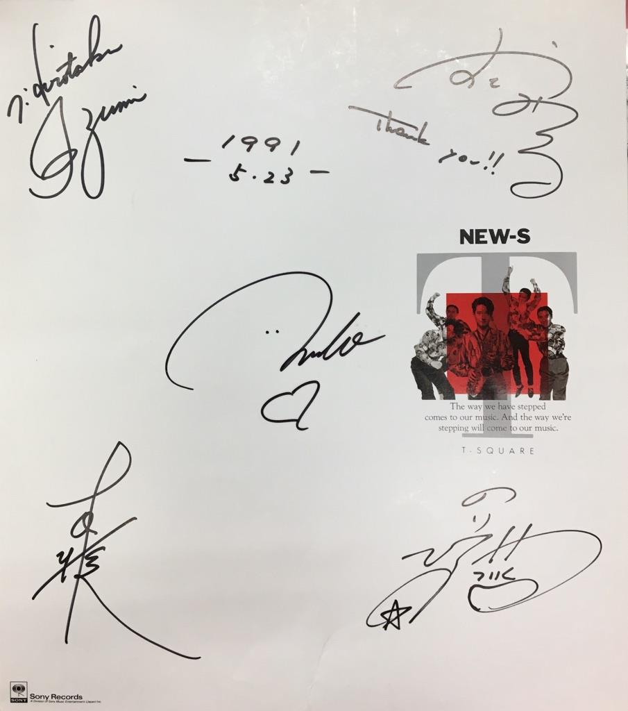 T－SQUARE サイン色紙