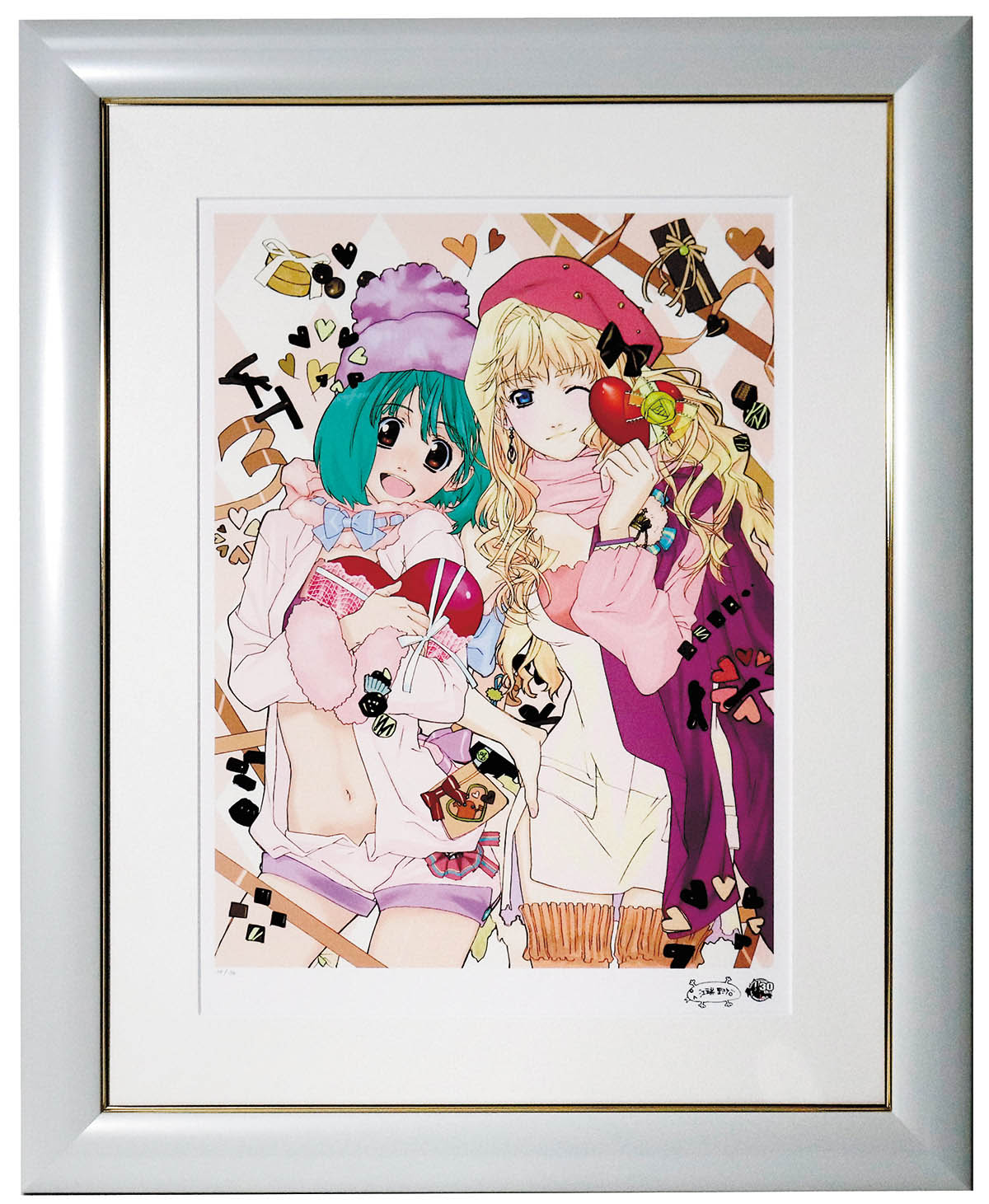 マクロスF FC限定受注生産 江端里沙書き下ろし クリスタルアート