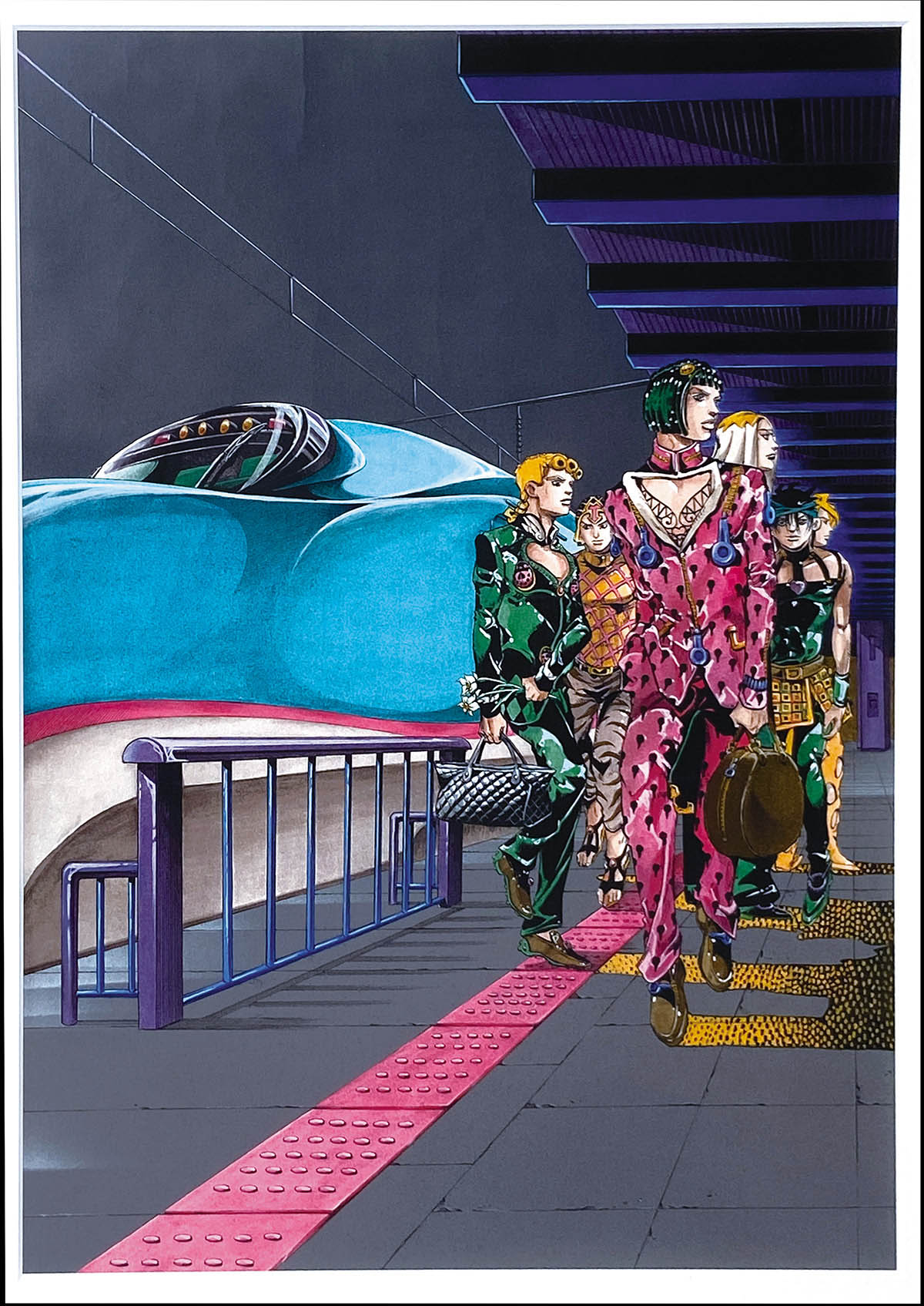 ジョジョ 複製原画 第5部 ブチャラティチーム 荒木飛呂彦 黄金の風