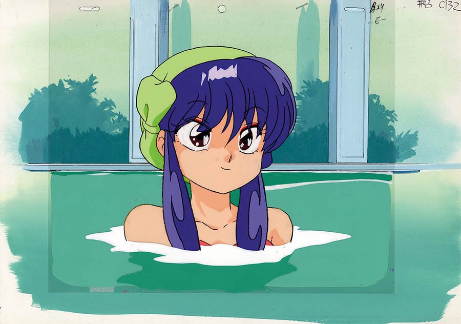 らんま セル画 シャンプー 背景付き らんま セル画 シャンプー 背景