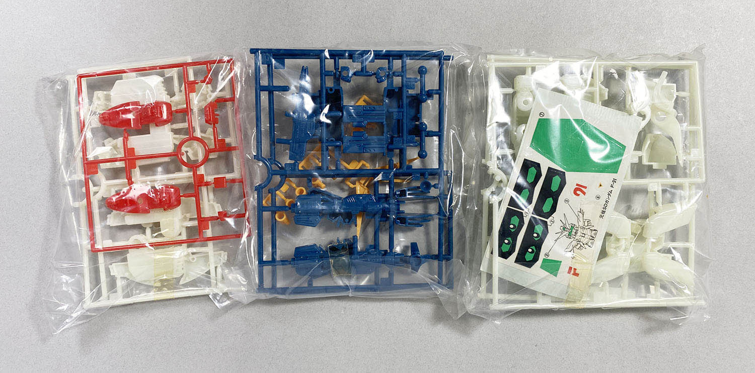 元祖SDガンダム ガンダムF91 蛍光＆メッキ仕様 激レア品 元祖SD