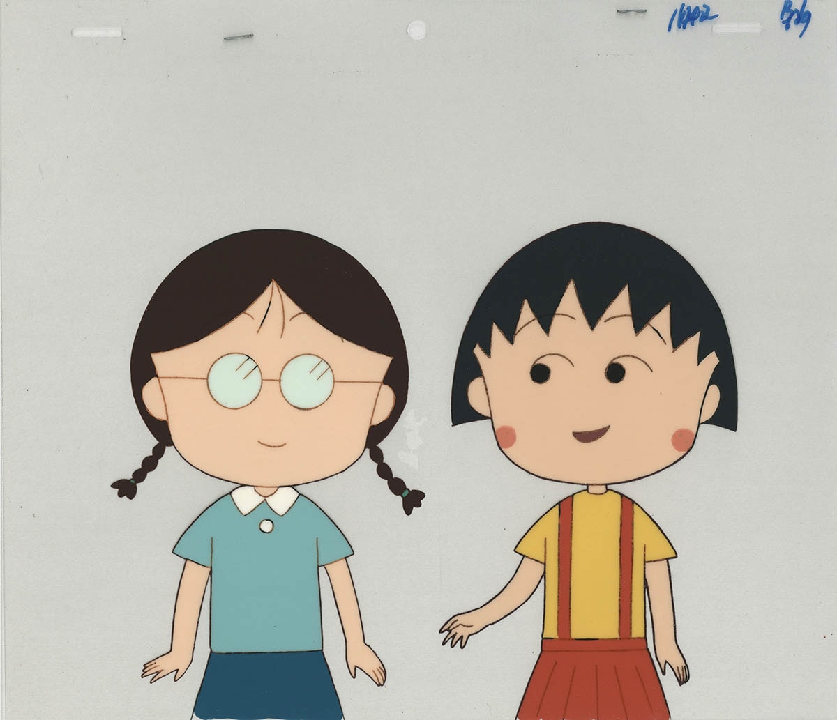 4219] ちびまる子ちゃん セル / たまえ/まる子 ちびまる子ちゃんセル画 A34