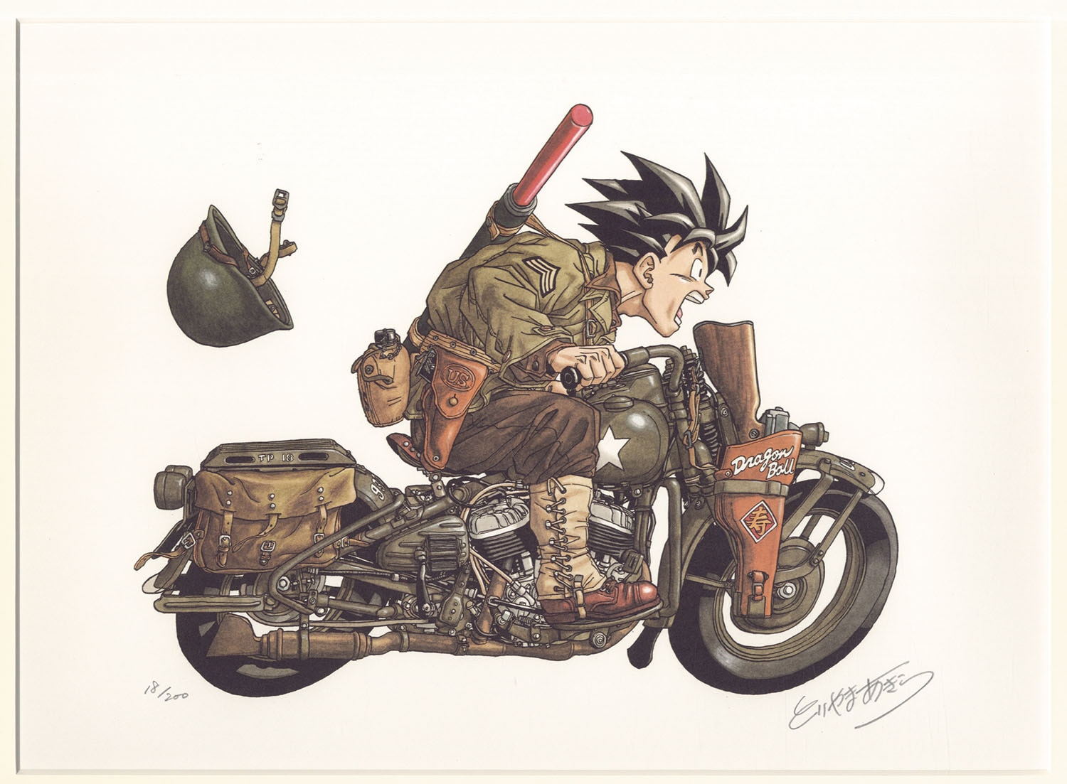 鳥山明の世界」展 ドラゴンボール 複製原画 【鳥山明の世界展