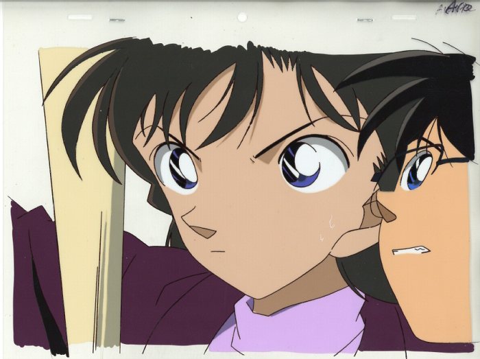 名探偵コナン 毛利蘭 セル画と動画のセット