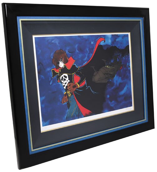 松本零士サイン入り ハーロックとアルカディア1号艦